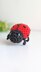 Crochet ladybug amigurumi pattern