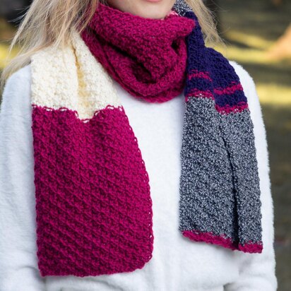 Knitting Pattern Winter Mixed Wool Long Scarf