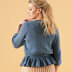 Charlotte Ruffle Wrap Top in West Yorkshire Spinners Exquisite 4 Ply - DPWYS0024 - Downloadable PDF