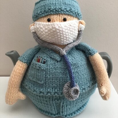 Mary the doctor tea cosy