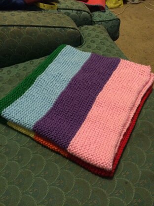 Gorgeous Rainbow Baby Blanket and Rainbow Baby Beanie Patterns