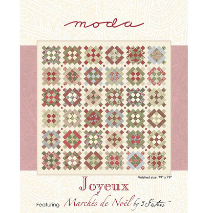 Moda Fabrics Joyeux Quilt - Downloadable PDF