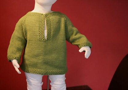 Learn to Knit a Raglan Sweater - Toddler Tunic