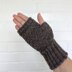 Finely Knit Diamond Mitts