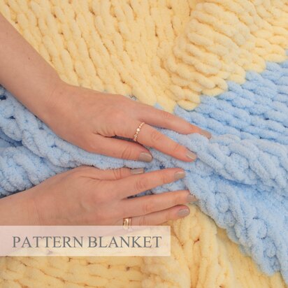 Pletenko in one side Blanket Pattern