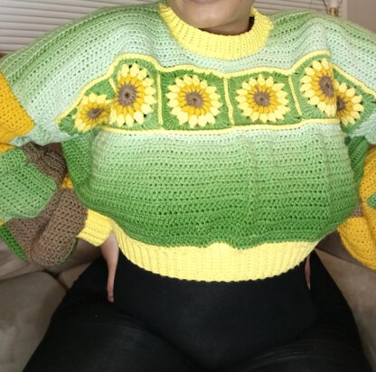 Sunflower Crochet Bralette -  Denmark