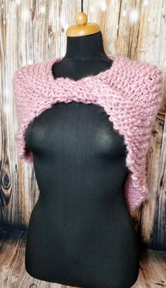 Knitted Highlander Shawl