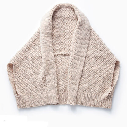 Knit Envelope Cardigan in Patons Classic Wool Worsted - PAK0107-001893M - Downloadable PDF