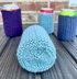 Flat Bottom Koozies -- a loom knit pattern