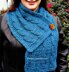 Cable Button Scarf 12-068