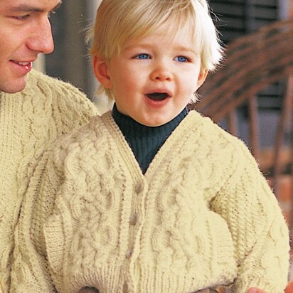 Son's Cardigan in Patons Classic Wool Worsted