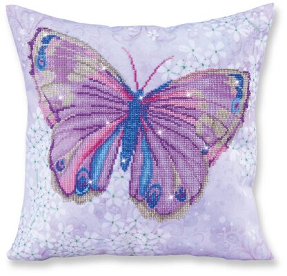 Diamond Dotz Papillon Mauve Pillow Diamond Painting Kit