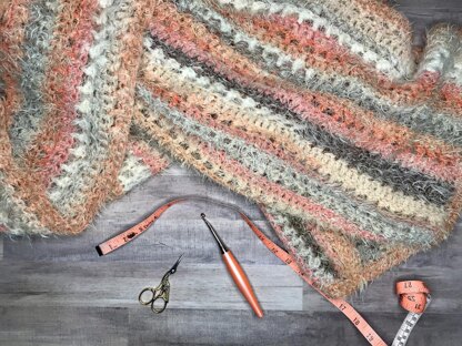 Cozy pumpkin blanket wrap