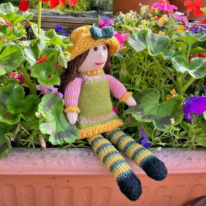 Tulip Rag Doll Knitting Pattern - Toy Knitting Pattern