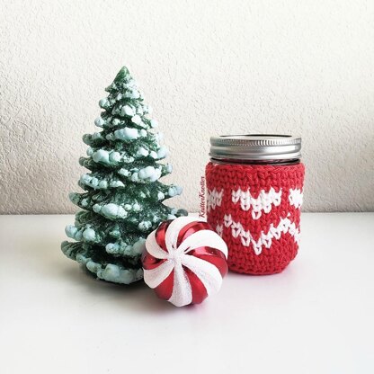 'The Heart of Christmas' Mason Jar Cozies