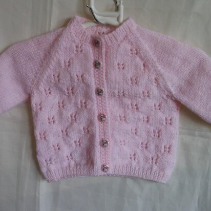 Butterfly Kisses Baby Cardigan