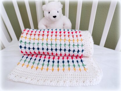 Block Stitch Baby Blanket