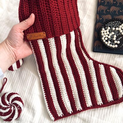 Swirly Christmas Stocking