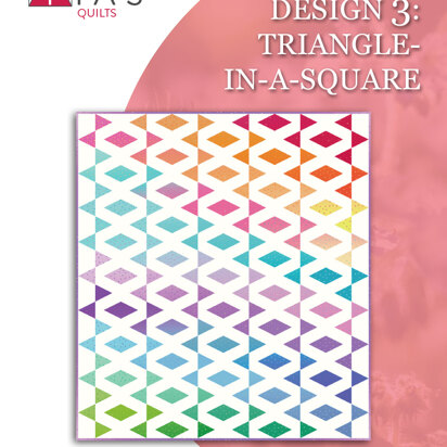 Riley Blake Triangle-In-A-Square Quilt 3 - Downloadable PDF