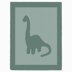 Dinosaur blanket Knitting Pattern, Knit and Purl only