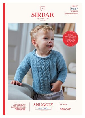 Sweater and Tank in Sirdar Snuggly 100% Cotton - 5270 - Downloadable PDF