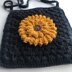 PATTERN - Crochet Sunflower Mini Side Bag Tote