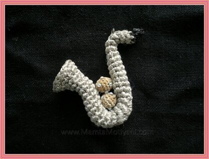 Unusual Crochet Saxophone Pattern A Unique Musical Amigurumi