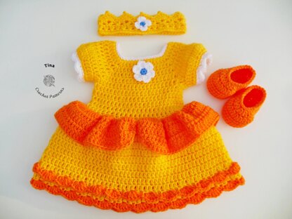 Princess Daisy Baby Costume