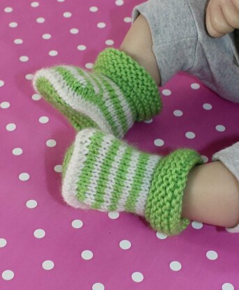 Baby Easy Stripe Cardigan, Beanie & Booties