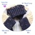 Cozy Cool Beans Scarf ~ Detachable Hand-Muff