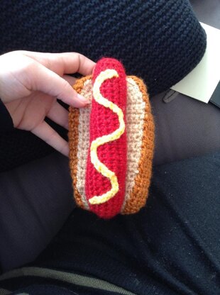 Hotdog Crochet Pattern, Hotdog Amigurumi, Fast Food Crochet Pattern, Fast Food Amigurumi