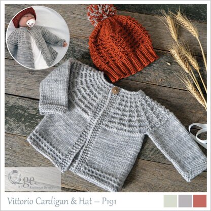 Vittorio Cardigan & Hat – P191