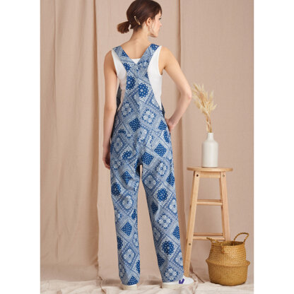 Simplicity Misses' Overalls S9590 - Paper Pattern, Size XS-S-M-L-XL