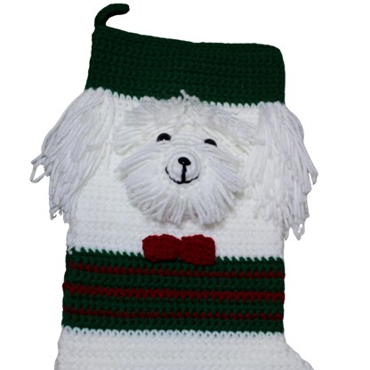 Poodle Christmas Stocking