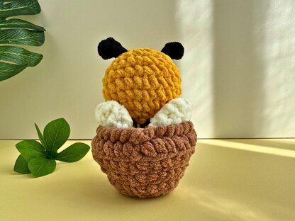 Bumble Bee Pop Up Amigurumi