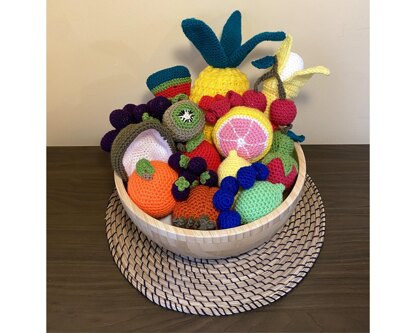 40 Fruits and Vegetables Crochet Patterns