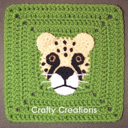 Cheetah Granny Square