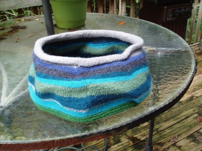 Felted Cat Bowl