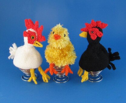 Chicken Family Egg Cosy (Cozy) Set