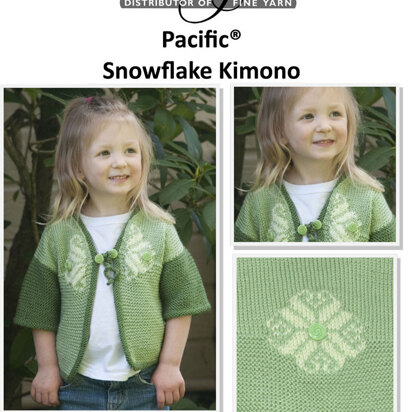 Snowflake Kimono Cascade Pacific - DK202 - Free PDF