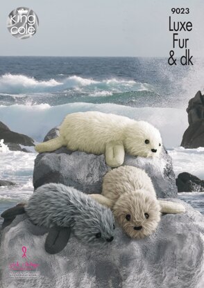 Real Seal in King Cole Luxe Fur - 9023 - Downloadable PDF
