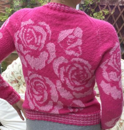 Rose garden sweater