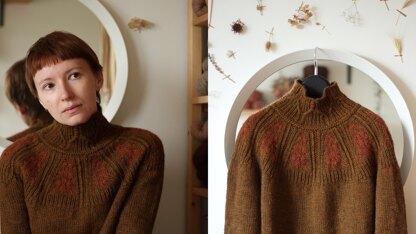 Grass whispers pullover