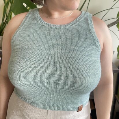 Minimalist Tank - knitting pattern
