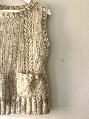 Sally Tank Top Knitting pattern by Suzy Rai | LoveCrafts