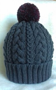 Cabled beanie