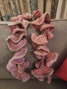 Ruffle scarves