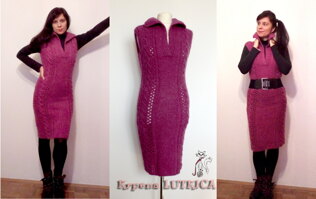 Winter Mohair Polo Dress