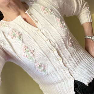 Retro style cardigan