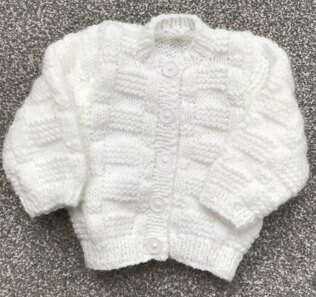Quick baby cardigan